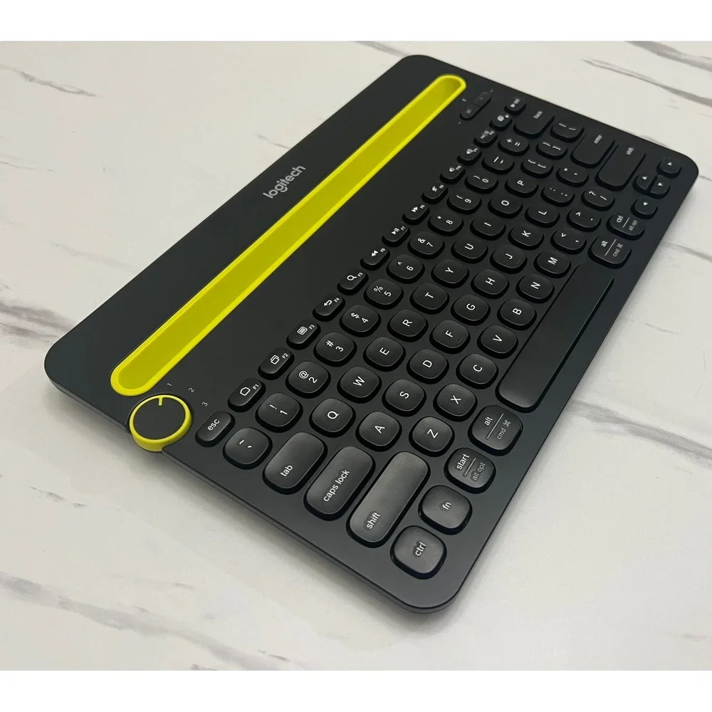 Logitech K480 Multi-Device Bluetooth Wireless Keyboard Black Yellow‎ 920-006342